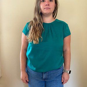Emerald Business Casual Top